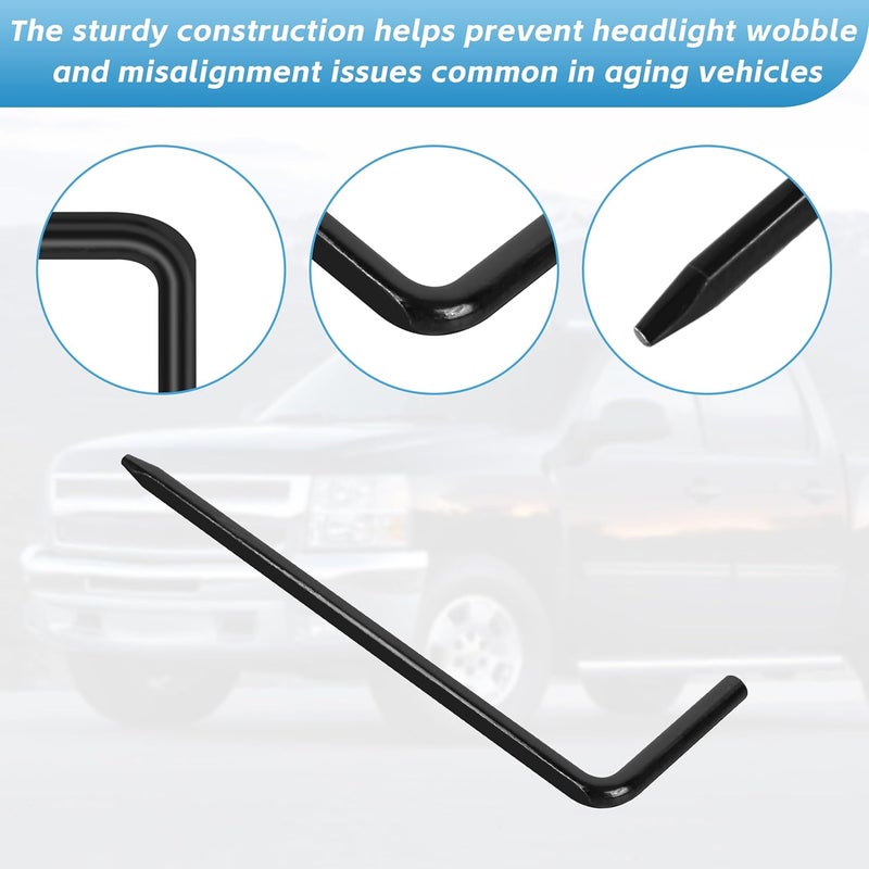 ascavs Headlight Retainer Pin for Silverado Sierra 1999-2007 and 42442 Headlight Mounting Retainer Bracket Support Pin 2 pack - Image 3